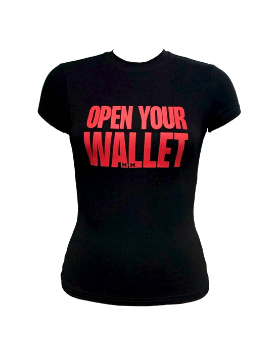 Open your wallet - Red image