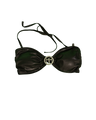 Bandeau Badge Bikini black Top